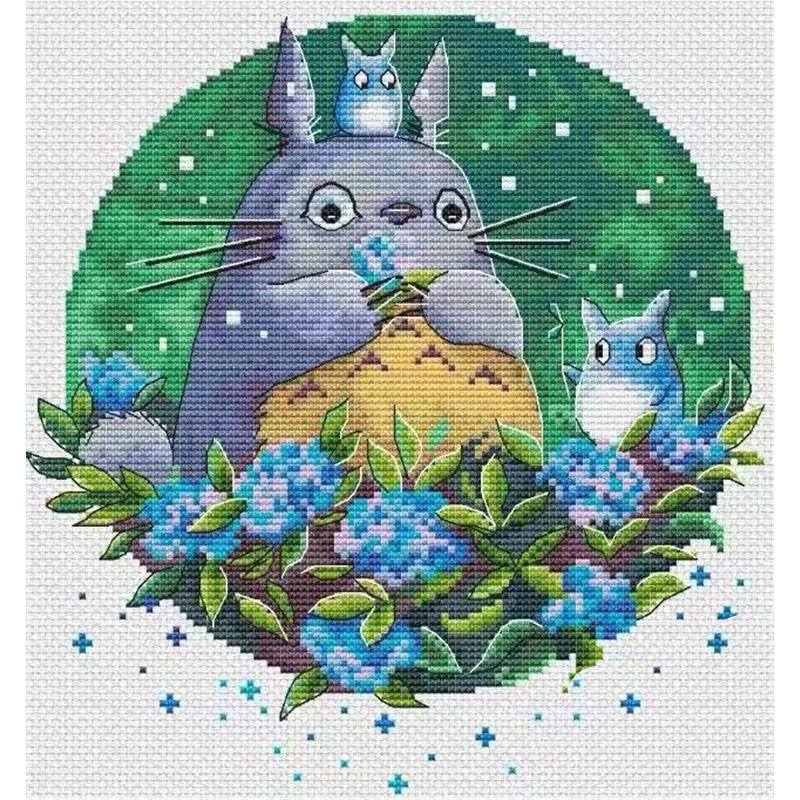 Embroidery World - 742Fun Cross Stitch แพคเกจการ์ดอวยพรชุดนับสไตล์ใหม่ Joy Sunday