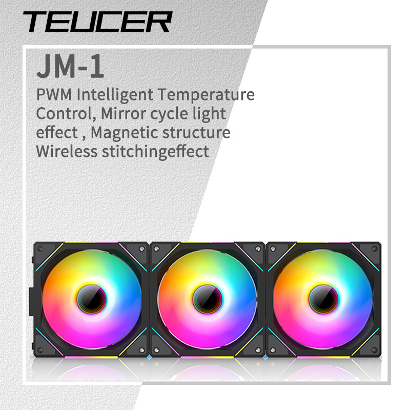 Embroidery Effect - TEUCER JM-1 PC Cooling พัดลม ARGB