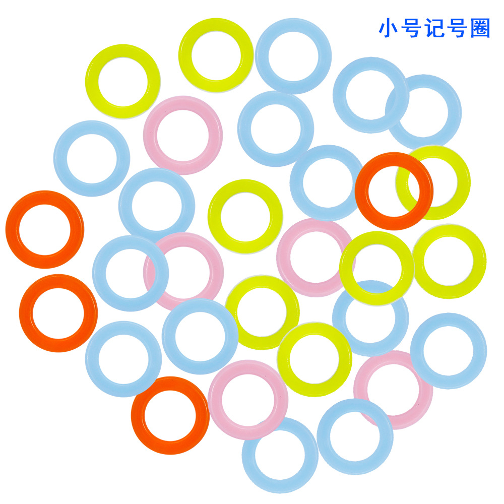 Embroidery Hoop Plastic - 100 ชิ้น/แพ็ครอบถักถักเครื่องหมายวงกลมแหวนเครื่องหมายโครเชต์ Stitch DIY Craft เครื่องมืออุปกรณ์เย็บผ้า