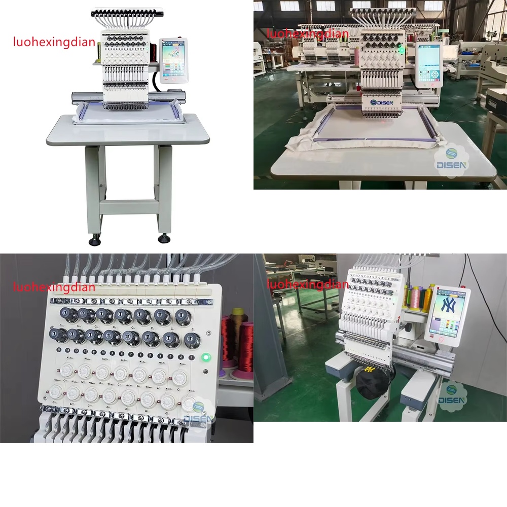 Embroidery Hat Machine - เครื่องปักภาพอัตโนมัติความเร็วสูงแบบหัวเดียว สำหรับ Brother Tajima Barudan ZSK