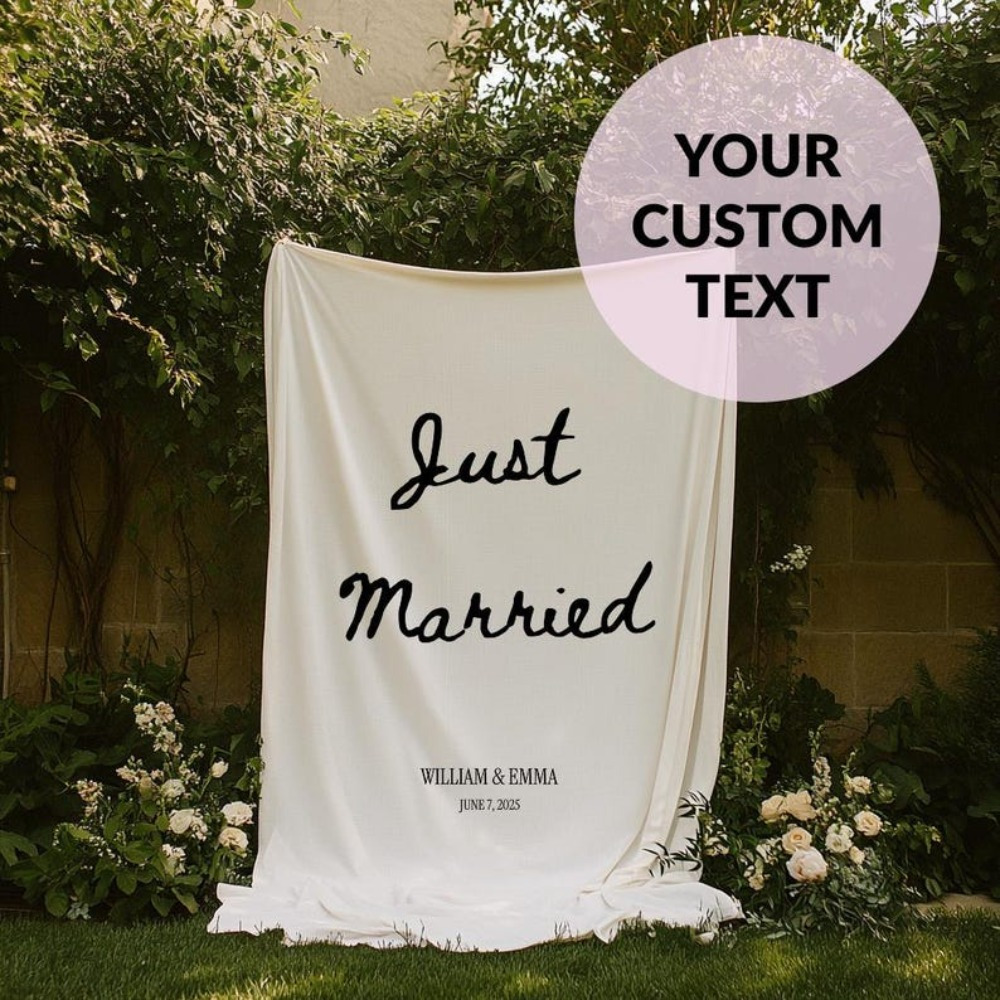 ป้ายงานแต่งงานแบบกำหนดเอง - ออ - Embroidery Wedding บทวิจารณ์และราคา