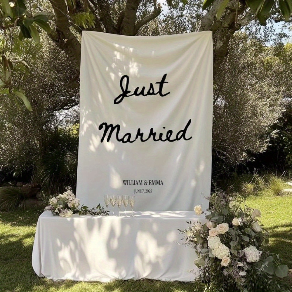 ป้ายงานแต่งงานแบบกำหนดเอง - ออ - Embroidery Wedding บทวิจารณ์และราคา