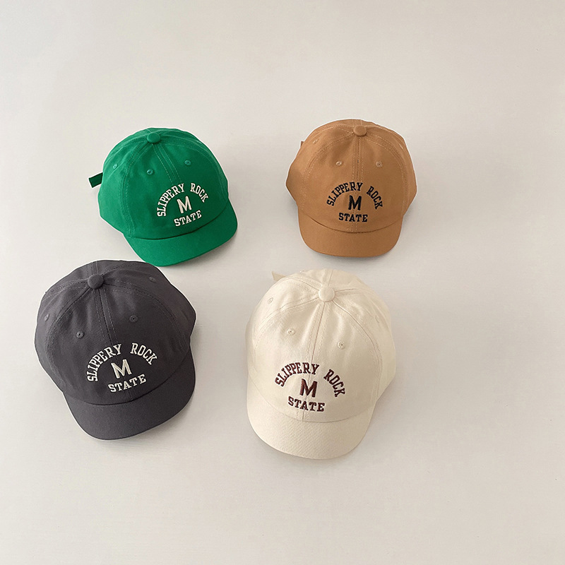 หมวกแก๊ปเด็กสไตล์ลำลองแบบใหม่  - Embroidery Simple บทวิจารณ์และราคา