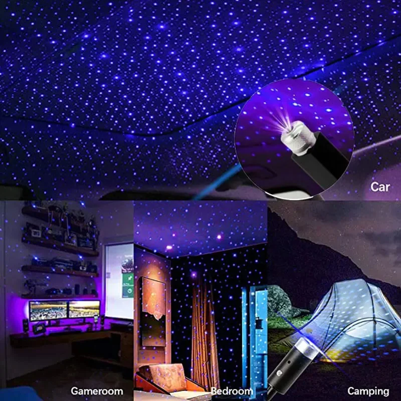 ไฟโปรเจคเตอร์ดาว LED สำหรับรถย - Embroidery Effect บทวิจารณ์และราคา