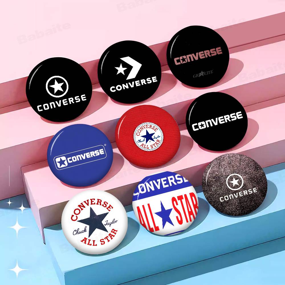 C-CONVERSE แฟชั่นอะนิเมะเข็มกล - Embroidery Converse บทวิจารณ์และราคา