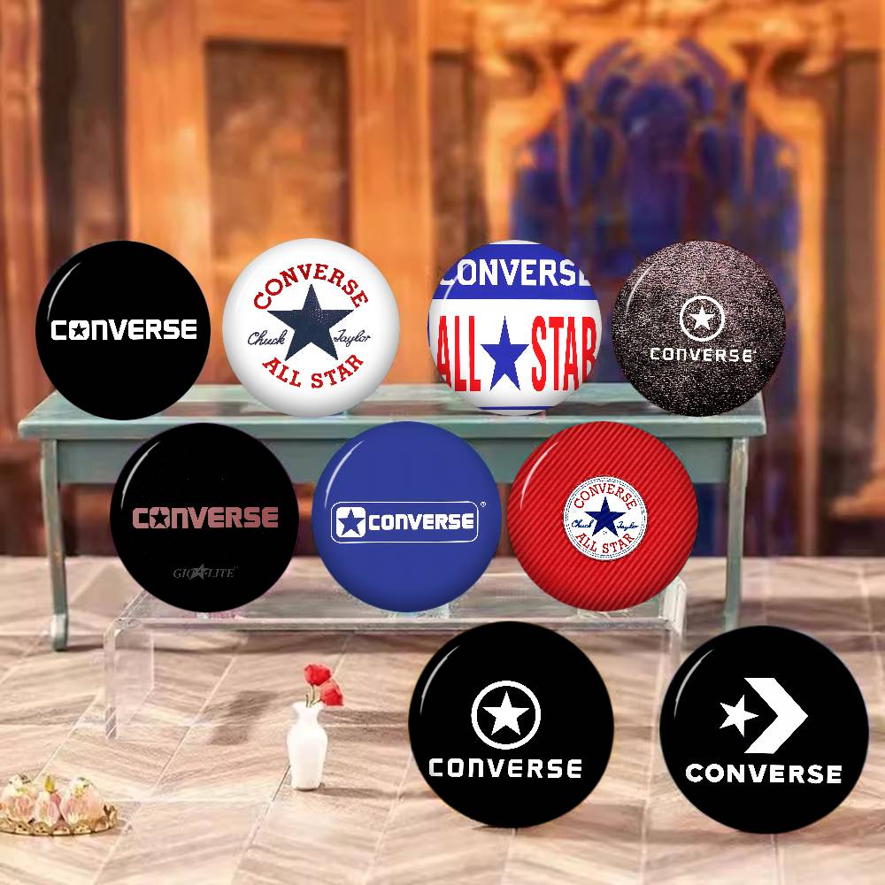 C-CONVERSE แฟชั่นอะนิเมะเข็มกล - Embroidery Converse บทวิจารณ์และราคา