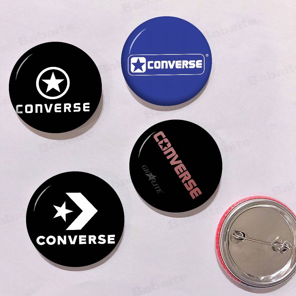 C-CONVERSE แฟชั่นอะนิเมะเข็มกล - Embroidery Converse บทวิจารณ์และราคา