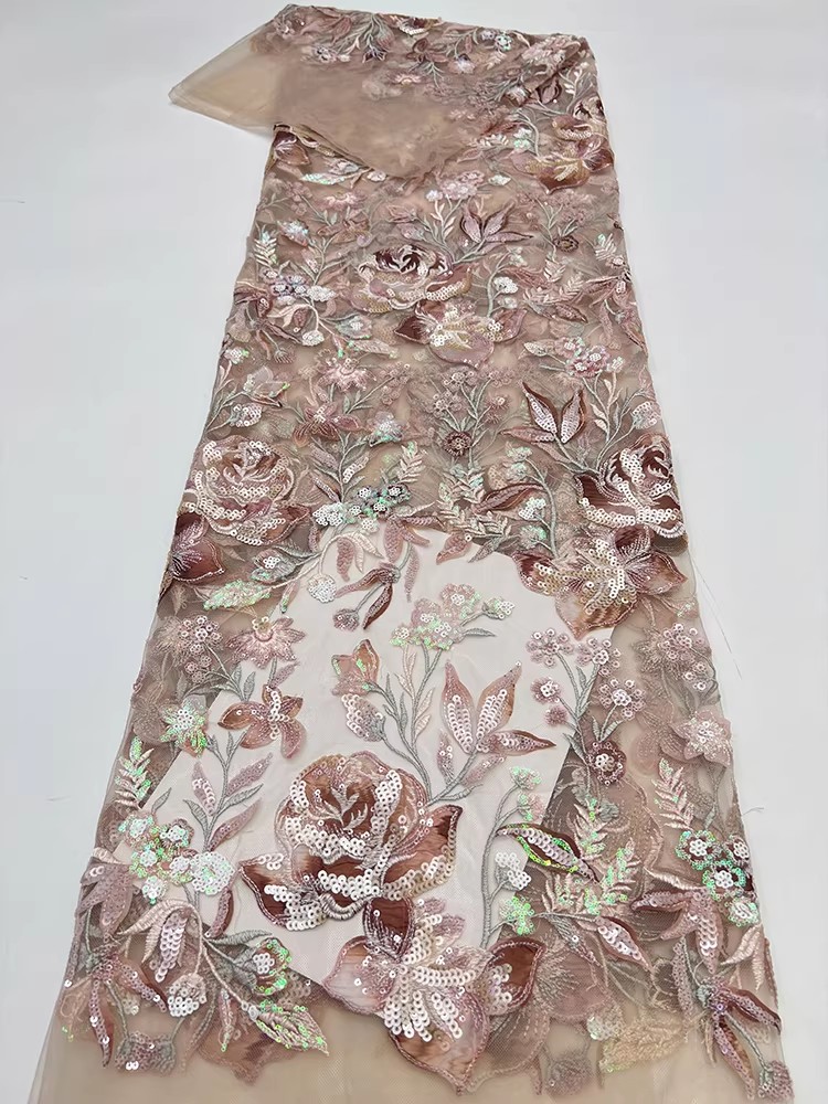 ผ้าตาข่ายใหม่ 1 หลา ผ้าปักลายด - Embroidery Wedding บทวิจารณ์และราคา