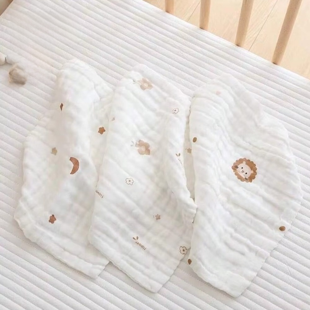 ผ้าเช็ดน้ำลายเด็กอ่อน 2 ชิ้น 6 - Embroidery Towel บทวิจารณ์และราคา