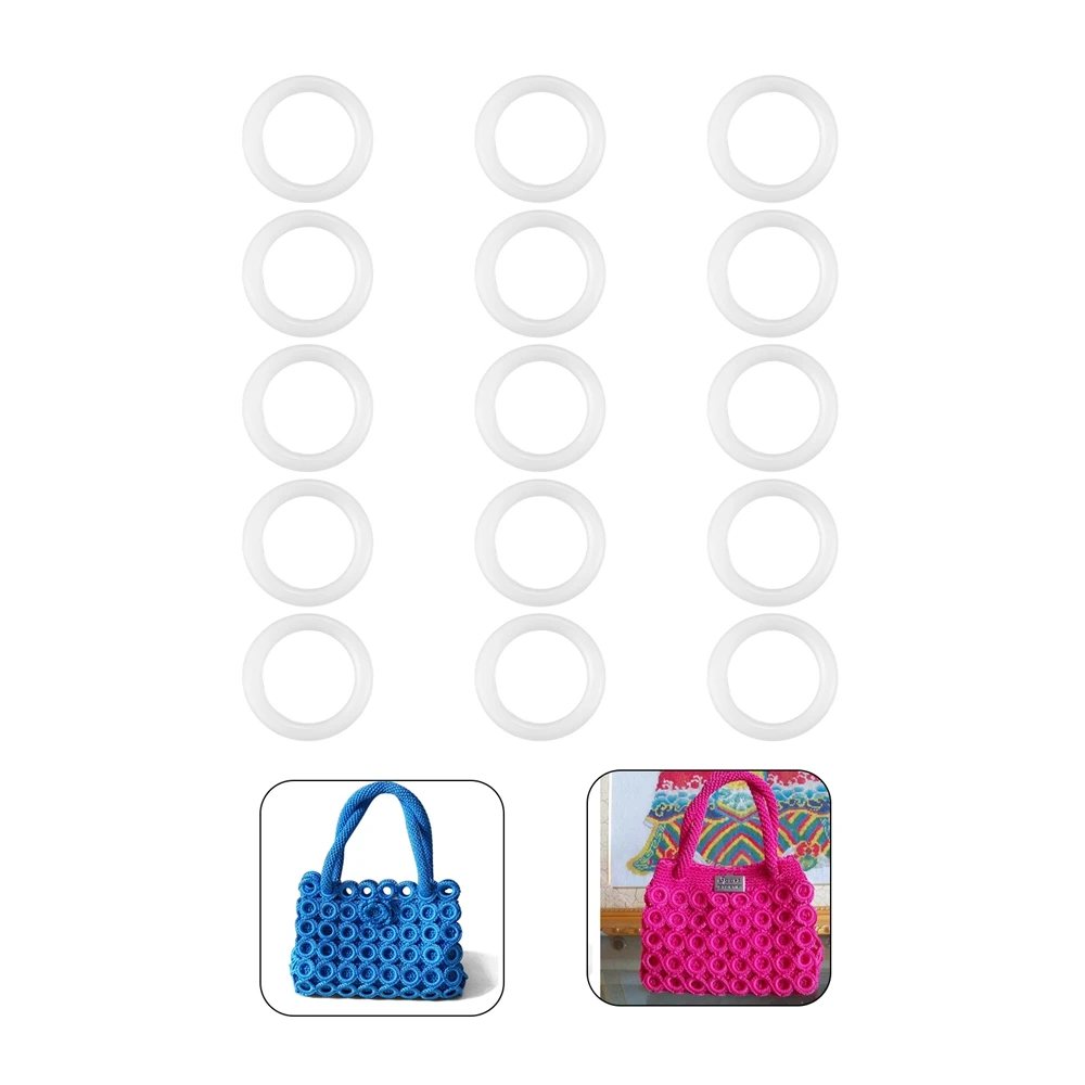 5/15/20/30pcs แหวนถัก DIY โครเ - Embroidery Hoop Plastic บทวิจารณ์และราคา