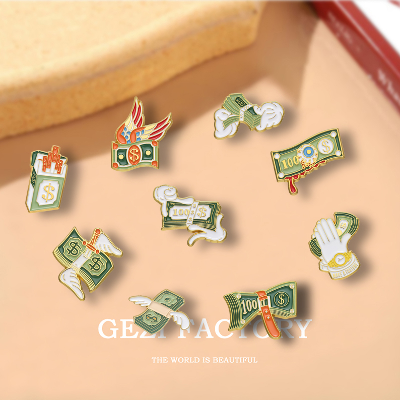 Creative Dollar เงินเคลือบ Pin - Embroidery Wallet บทวิจารณ์และราคา