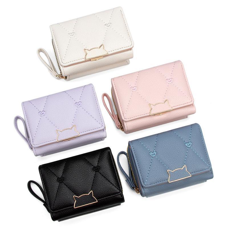 กระเป๋าสตางค์หนัง PU แบบสั้นพร - Embroidery Wallet บทวิจารณ์และราคา