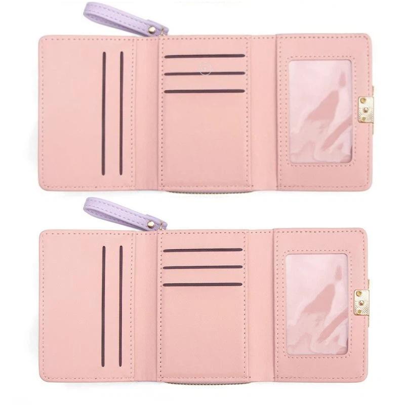 กระเป๋าสตางค์หนัง PU แบบสั้นพร - Embroidery Wallet บทวิจารณ์และราคา