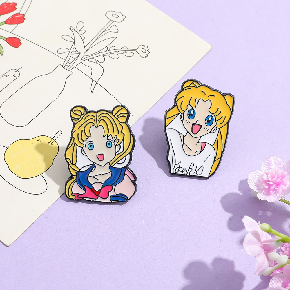 เข็มกลัดการ์ตูนสุดน่ารัก 2 ชิ้ - Embroidery Textile บทวิจารณ์และราคา