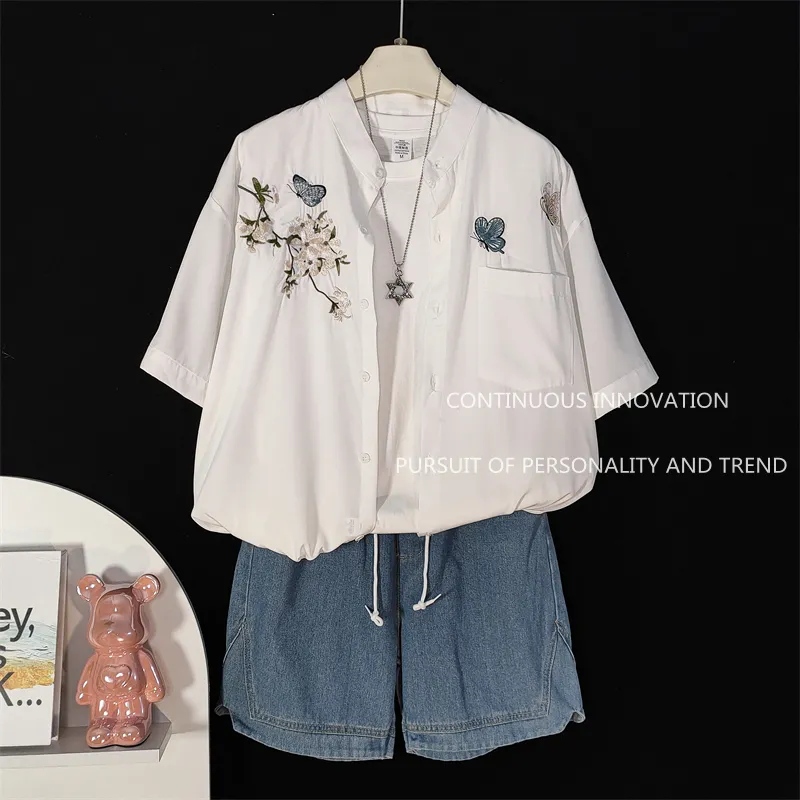 ชุด 3 ชิ้นสำหรับผู้ชาย เสื้อเช - Embroidery Style บทวิจารณ์และราคา