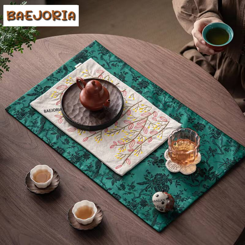 ผ้าเช็ดชาปักลายสไตล์พื้นเมือง  - Embroidery Towel บทวิจารณ์และราคา