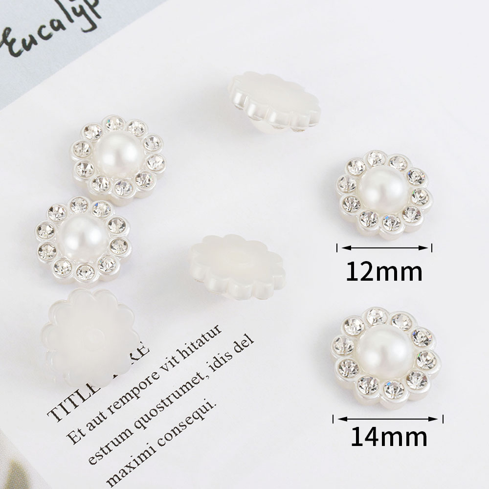50 ชิ้น แผ่นเรซิ่นมุกเทียมสีขา - Embroidery Simple บทวิจารณ์และราคา